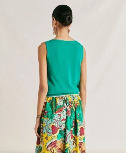 Pull En Lin Graziosa - Emeraude