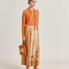 Pull En Lin Rio - Orange