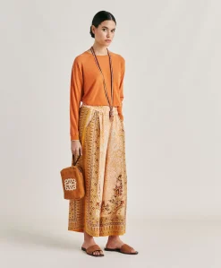Pull En Lin Rio - Orange
