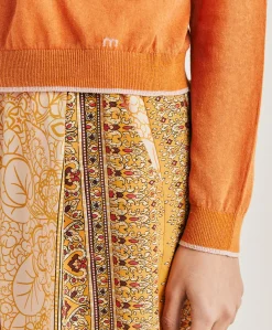 Pull En Lin Rio - Orange