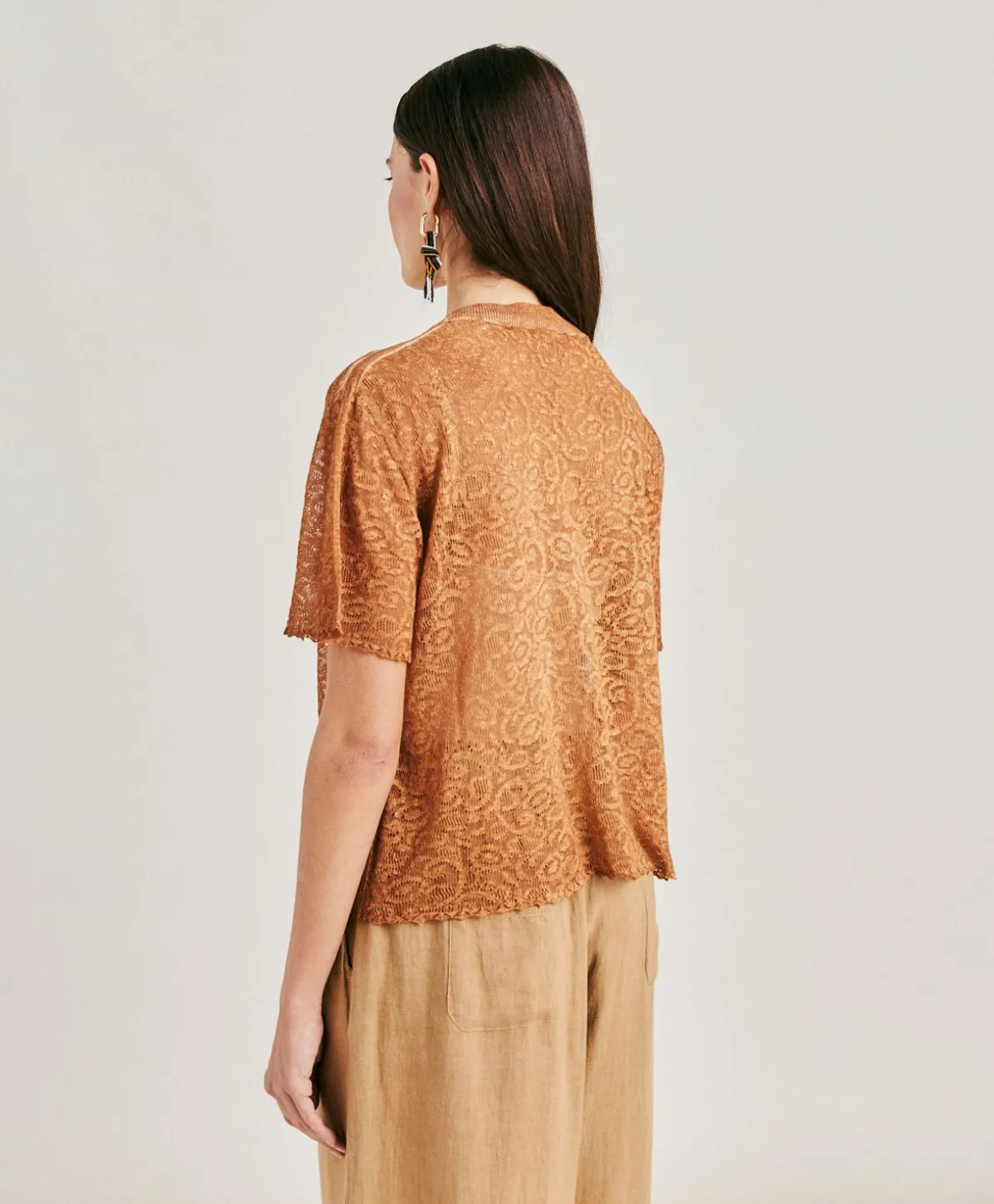 Pull En Lin Sveva - Caramel