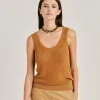 Pull Liccia Nacre Lurex - Caramel