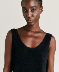 Pull Liccia Nacre Lurex - Bleu Nuit
