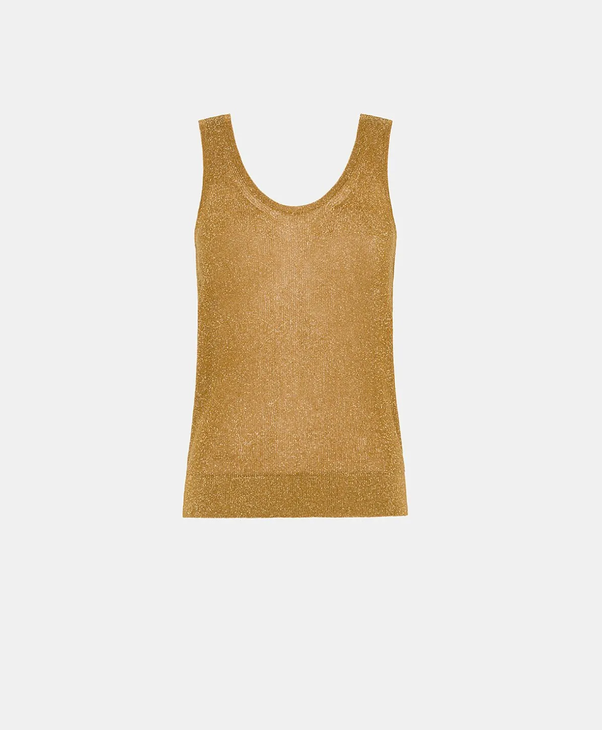 Pull Liccia Nacre Lurex - Caramel
