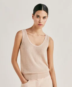 Pull Lurex Nacre Liccia - Poudre