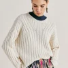 Pull Maille Mixte Baumette - Creme