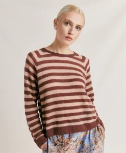 Pull Raye Lurex Perle Marmotta - Glace'