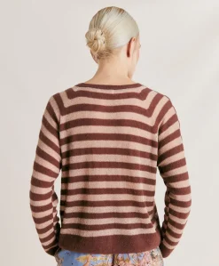 Pull Raye Lurex Perle Marmotta - Glace'