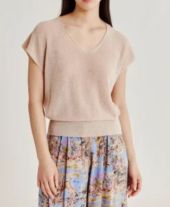 Pull Suzanna Perlata Lurex - Poudre