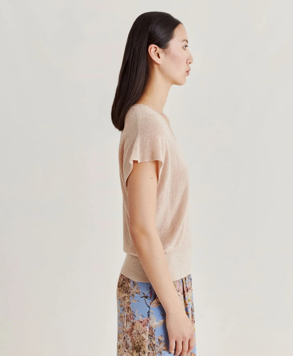 Pull Suzanna Perlata Lurex - Poudre