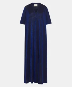 Robe Altamura En Jersey Lurex - Bluette