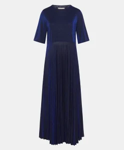 Robe Amalia En Jersey Lurex - Bluette