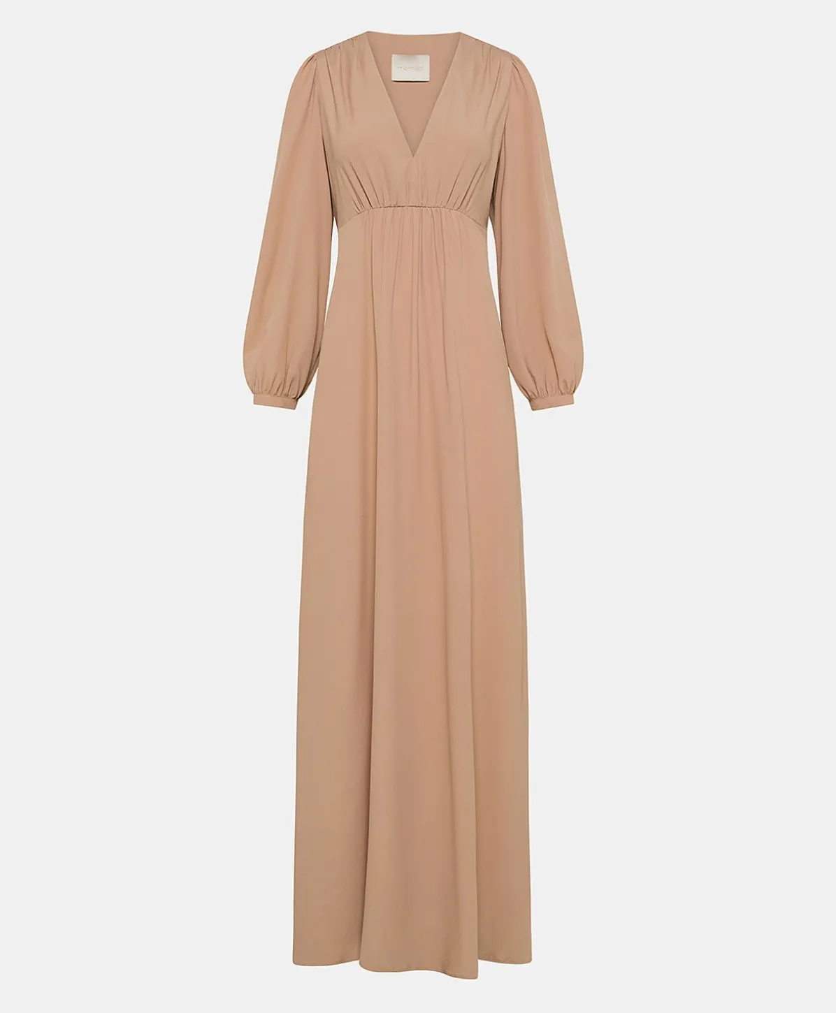 Robe Artemisia En Acetate De Soie Unie - Nude