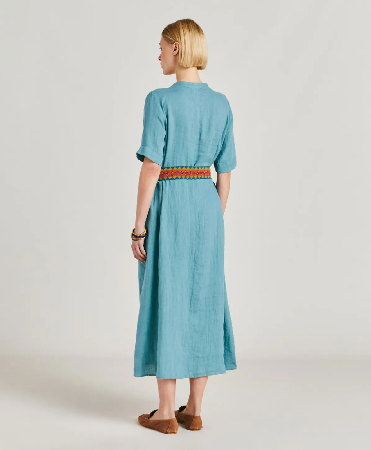 Robe En Lin Altamura - Ceruleen