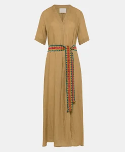 Robe En Lin Altamura - Sable