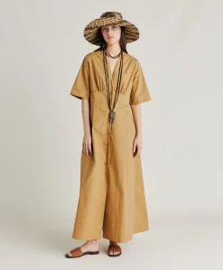 Robe En Popeline Martinella - Sable