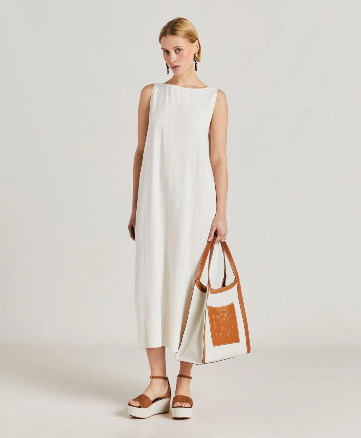 Robe Gaze Cataria - Creme