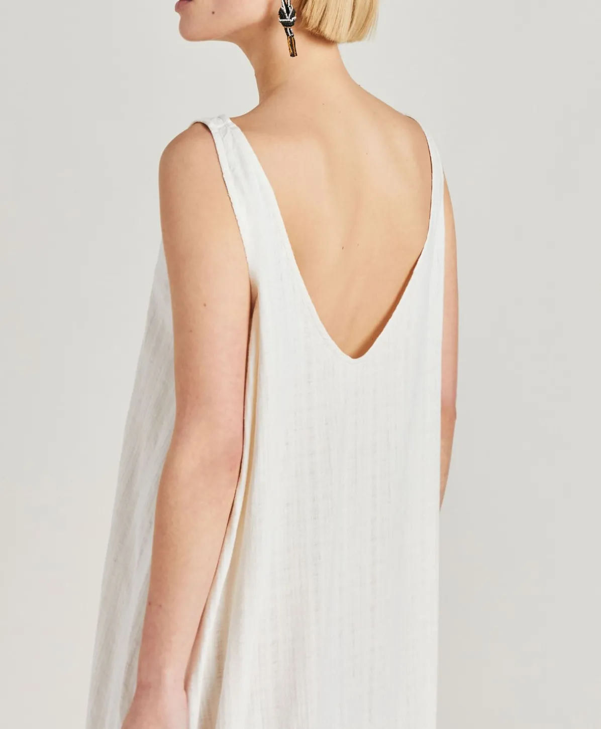 Robe Gaze Cataria - Creme