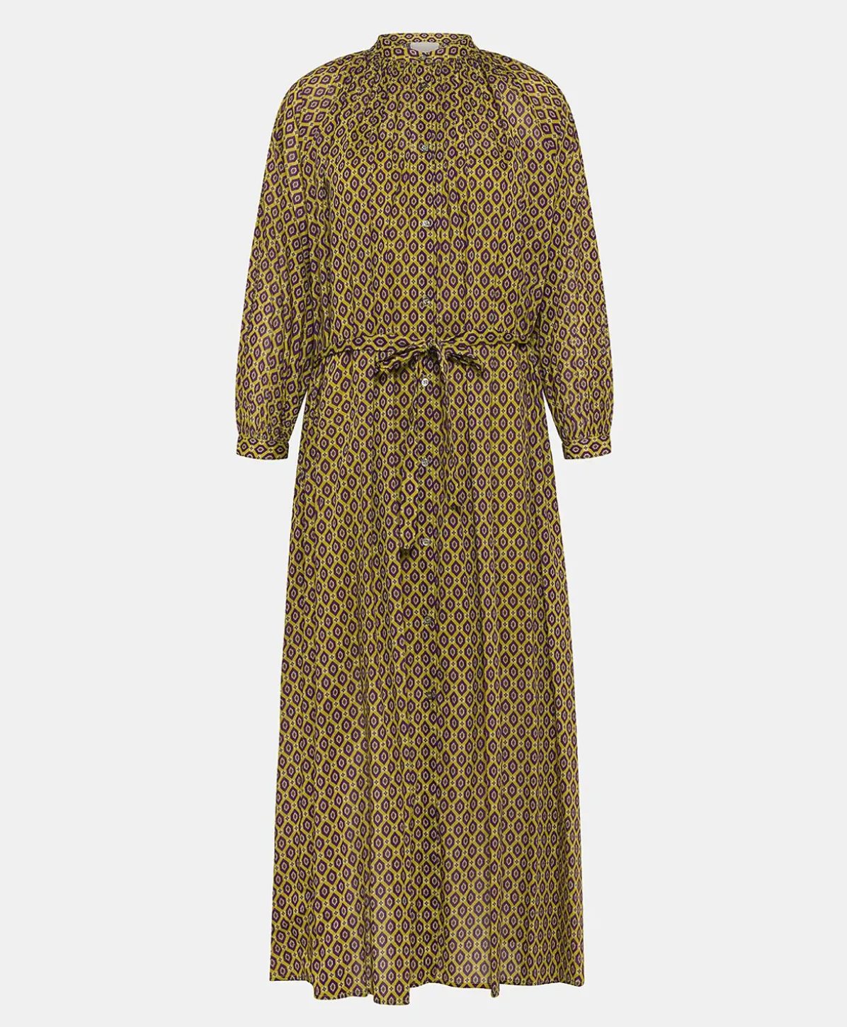 Robe Goa En Voile De Coton Imprime - Petrole