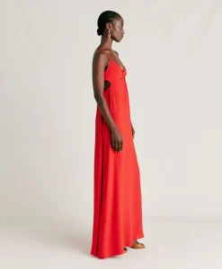Robe Jolie En Acetate De Soie - Azalee