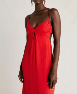 Robe Jolie En Acetate De Soie - Azalee