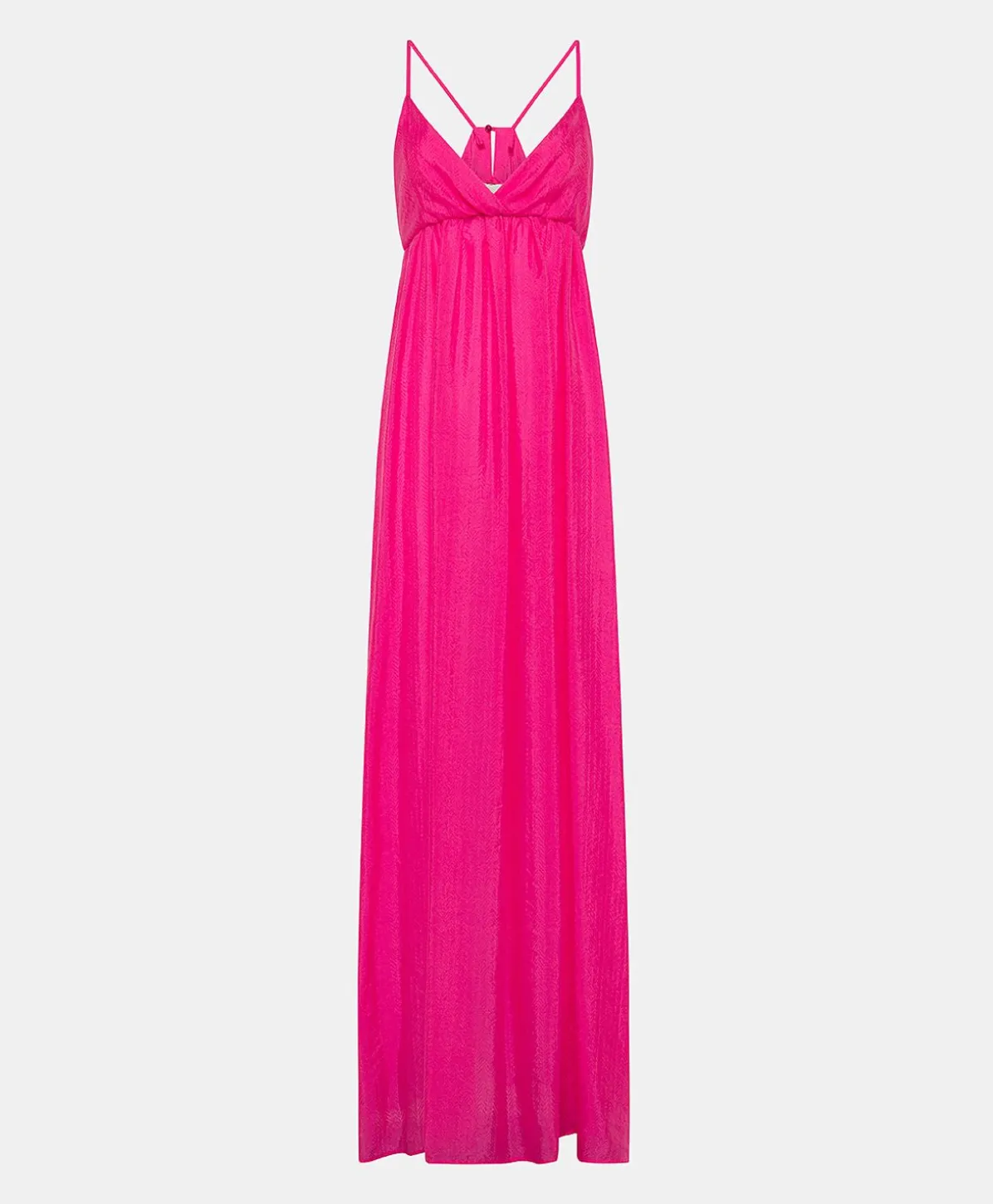 Robe Marisol Cupro Jacquard - Fuchsia