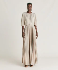 Robe Paradisu En Jersey Lurex - Sable