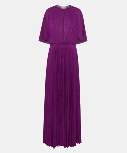 Robe Paradisu En Jersey Lurex - Cyclamen