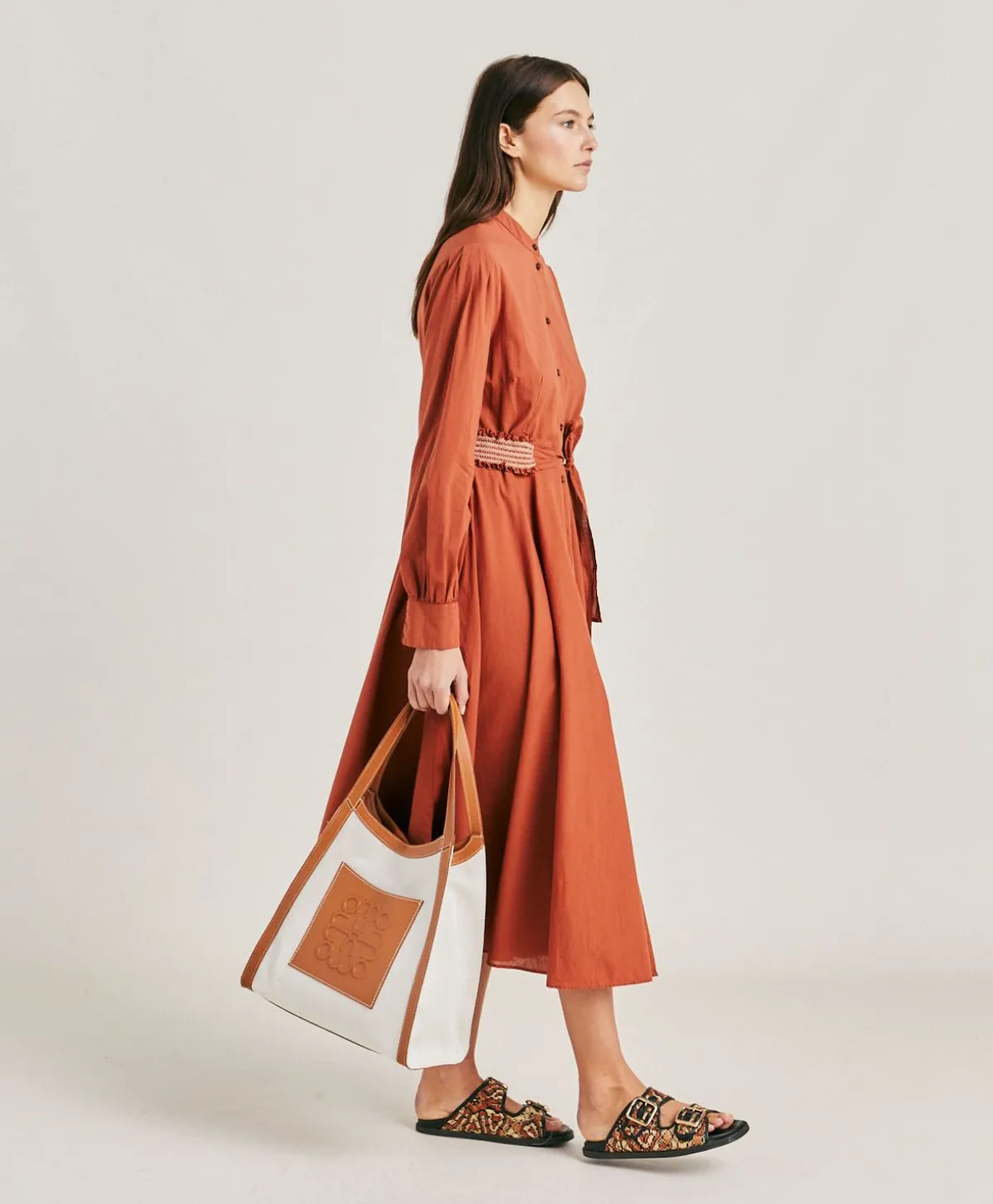 Robe Sinzias Avec Voile De Coton - Coccio