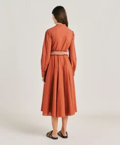 Robe Sinzias Avec Voile De Coton - Coccio