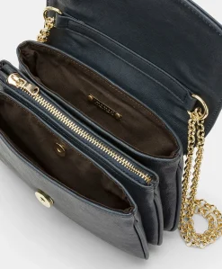 Sac En Cuir Mimi Flore - Bleu