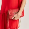 Sac En Cuir Mimi Flore - Rouge