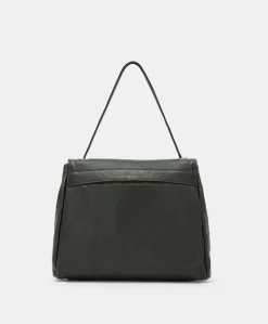 Sac Flore En Cuir - Noir
