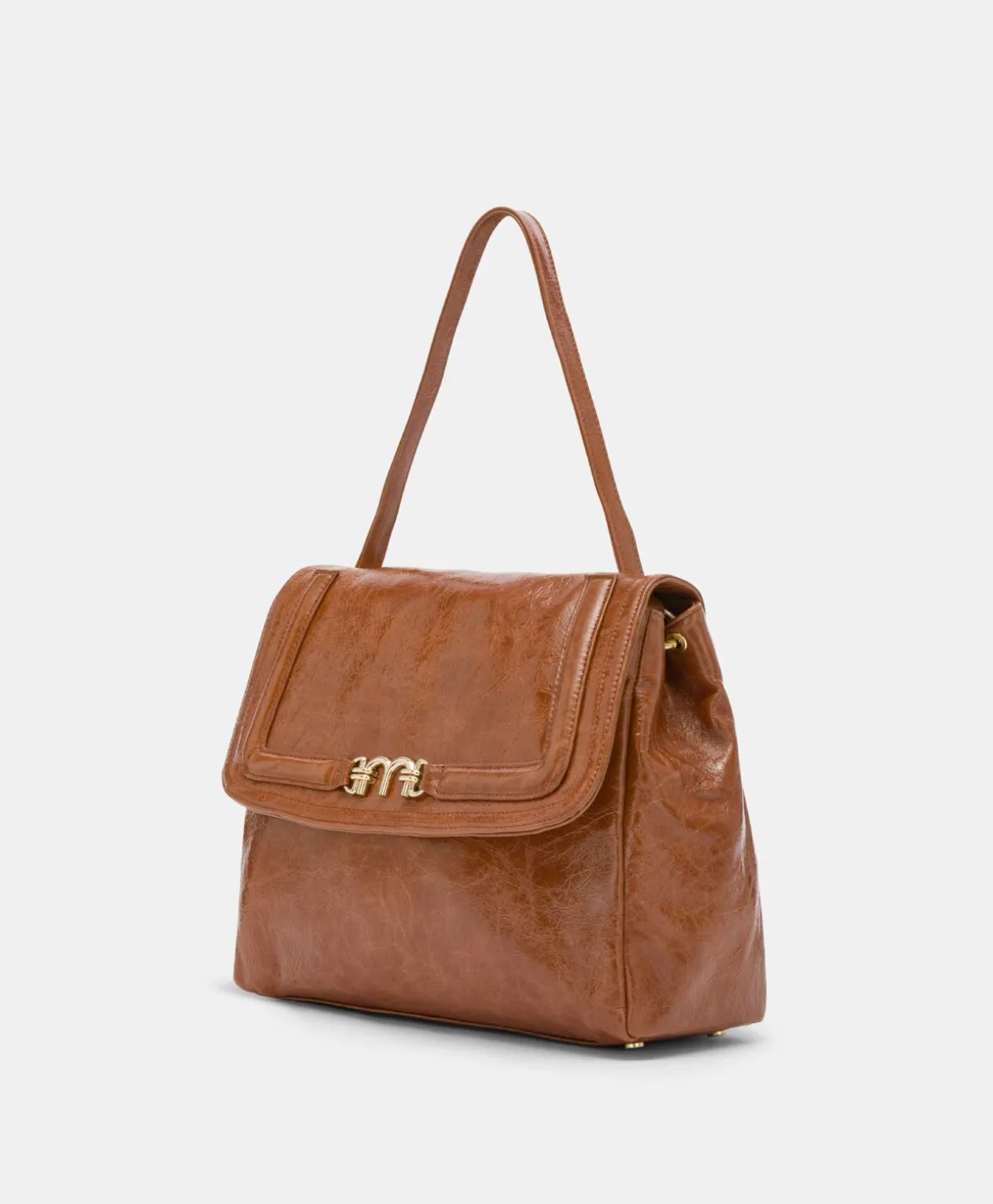 Sac Flore Naplack En Cuir - Brule