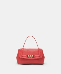 Sac Petit Flore En Cuir - Rouge