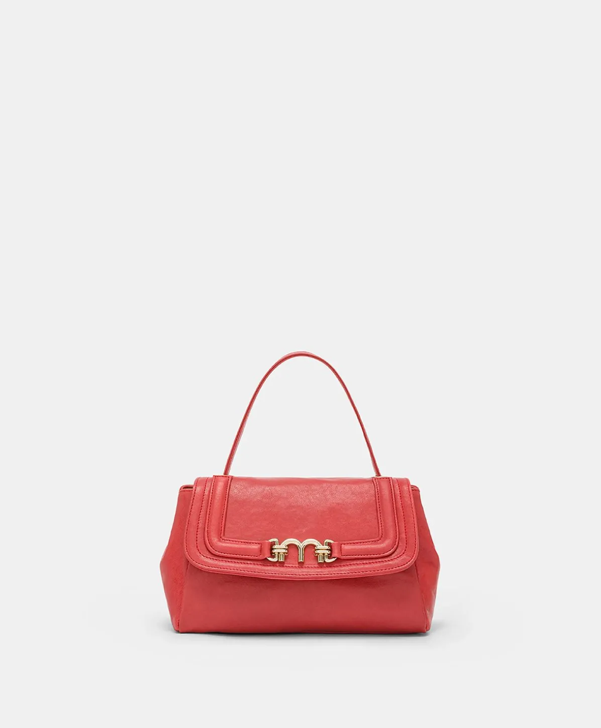 Sac Petit Flore En Cuir - Rouge