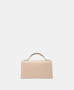 Sac Porte Epaule Sophie En Cuir Nappa - Poudre