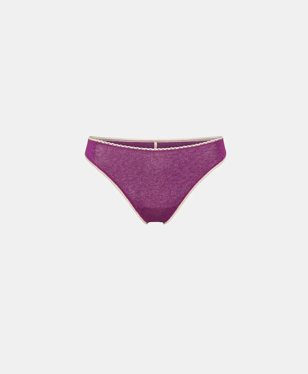 Slip Arca En Jersey Lurex - Cyclamen