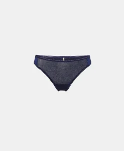 Slip Arca Lurex Jersey - Bleute