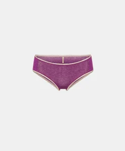 Slip Hamac En Jersey Lurex - Cyclamen