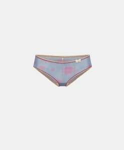 Slip Hamac En Nylon Imprime - Bluette/Fuchsia