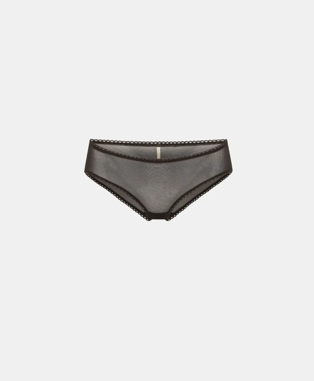 Slip Hamac En Tulle - Noir