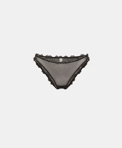 Slip Vespa En Tulle - Noir