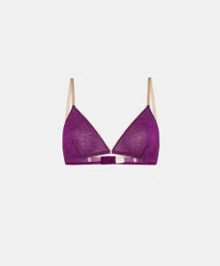 Soutien-Gorge Amethiste En Jersey Lurex - Cyclamen