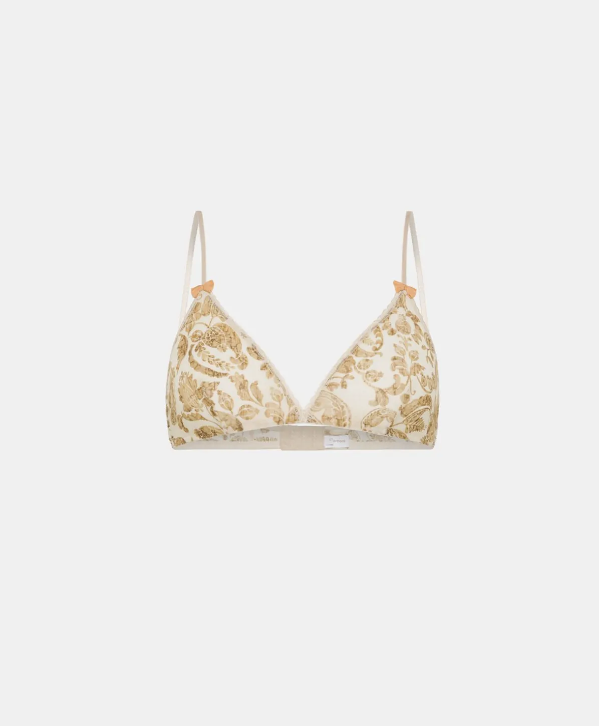Soutien-Gorge En Nylon Imprime Amethist - Creme / Multicolore