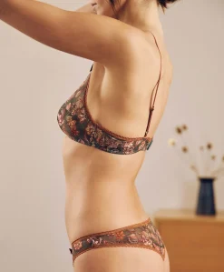 Soutien-Gorge En Nylon Imprime Amethist - Army Multicolor