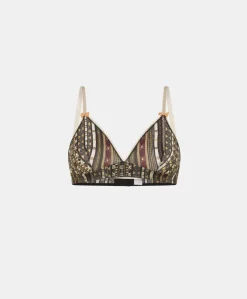 Soutien-Gorge Tutu En Nylon Imprime - Multicolore Noir