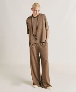 Thirty Iora En Jersey Lurex - Boue