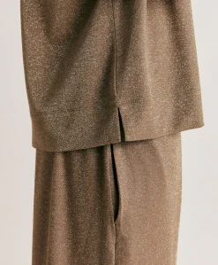Thirty Iora En Jersey Lurex - Boue