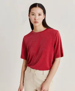 Thirty Iora En Jersey Lurex - Magenta